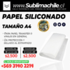Papel Siliconado A4 25 Hojas