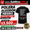 Polera Algodón Negra