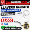 LLaveros Huesito MDF Sublimables
