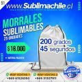 Morral Sublimable Pack 25 Unidades - 37 x 27 cm