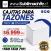 Cajitas para Tazones 11 oz Pack 36 Unidades | Cajas para Tazas Sublimadas | Sublimachile