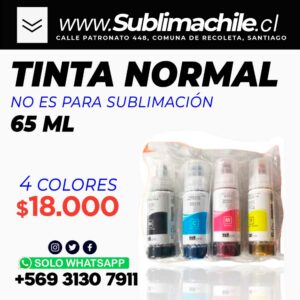 Tinta Dye Impresora Ecotank 65ml
