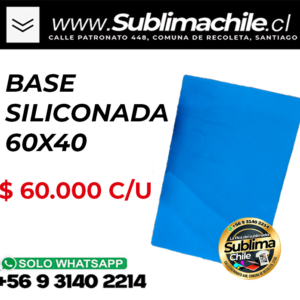 Base siliconada de 60x40 para Estampadora