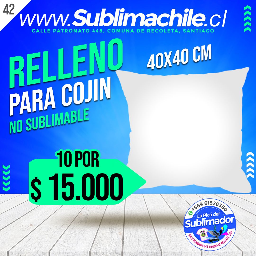 (42) relleno cojin