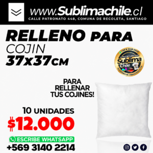 Relleno para Cojín 37x37 cm Pack 10 Unidades