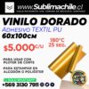 Vinilo Textil PU DORADO