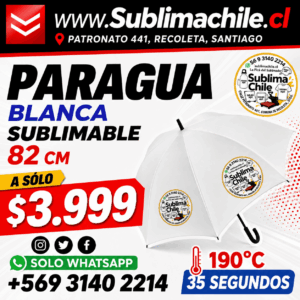 Paraguas Sublimable para Personalizar