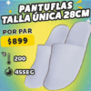 Pantuflas Sublimables Talla Única - 28 cm