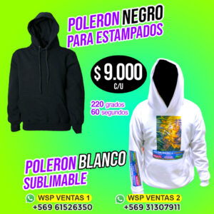 polerones para sublimar