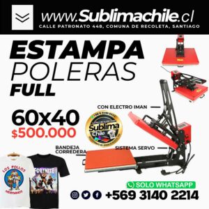 Maquina Estampadora de Poleras