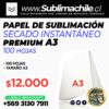 Papel de sublimacion A3