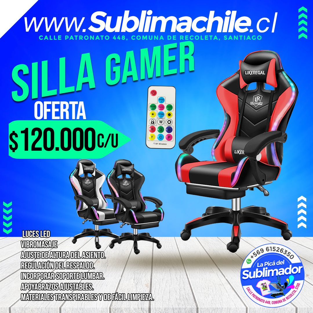 (88) silla gamer sin wsp