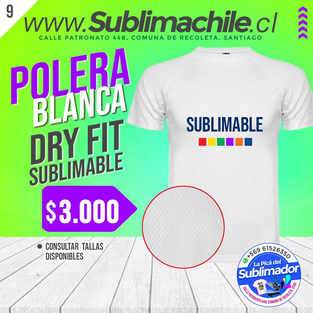 poleras para sublimar por mayor