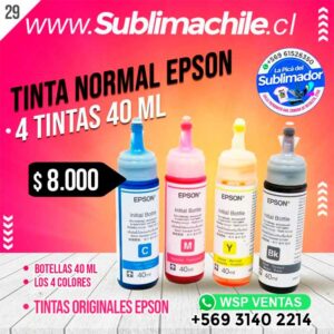 Tinta Original Epson 664 - 4 Botellas - 40 ml