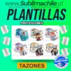 plantillas tematica profesiones para Tazones
