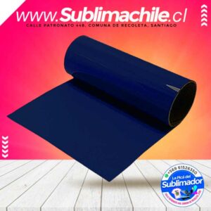 Vinilo Textil PU AZUL OSCURO con pegamento 60x100 cm