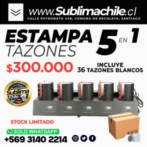 estampa tazones 5 en 1