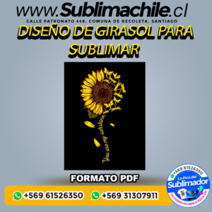 Diseño de girasol para sublimar - PDF