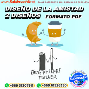 Diseño de la amistad para sublimar - PDF