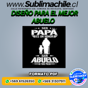 Diseño para el mejor abuelo para sublimar - PDF