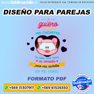 Diseño para parejas para sublimar - PDF