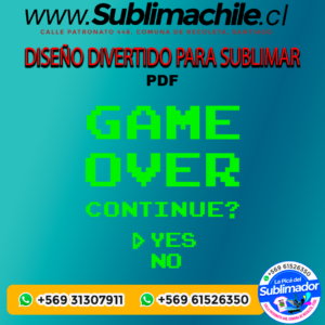 Un diseño divertido para sublimar - PDF