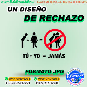 Un divertido diseño para rechazar para sublimar - JPG