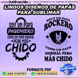 2 Diseños de papas para sublimar - PDF