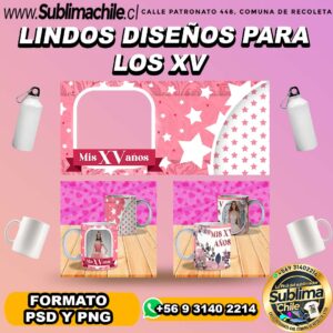 Lindos diseños de cumpleaños para sublimar - PSD Y PNG
