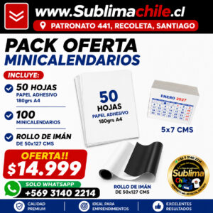 Pack Oferta Minicalendarios Magnéticos
