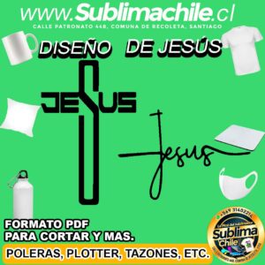 2 Diseños de Jesús para Sublimar editable en CDR - PDF
