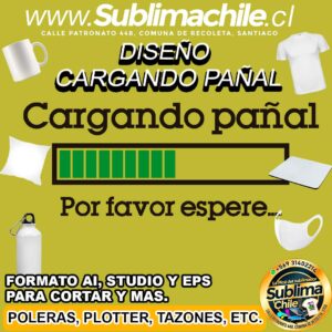Diseño de Cargado... para Sublimar - STUDIO, AI y EPS