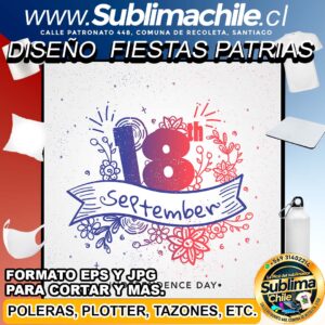 Diseño de Fiestas Patrias Editable en CDR para Sublimar - EPS y JPG