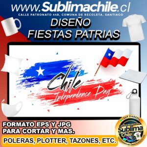 Diseño de Fiestas Patrias para Sublimar - EPS y JPG
