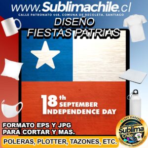 Diseño de Fiestas Patrias para Sublimar Editable - EPS y JPG