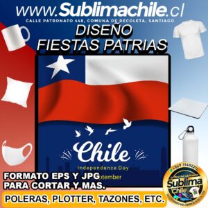 Diseño de Fiestas Patrias para Sublimar Editable en CDR - EPS y JPG