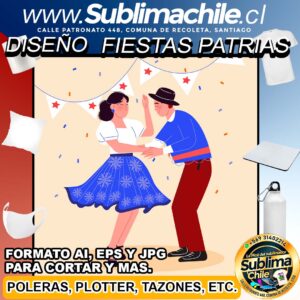 Diseño de las Fiestas Patrias para Sublimar y Editar en CDR - EPS, JPG y AI