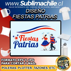 Diseños de las Fiestas Patrias para Sublimar editable en CDR - EPS y JPG