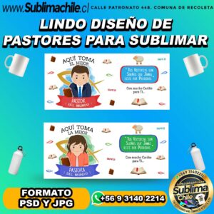 2 Lindos diseños de pastores para sublimar - PSD Y JPG