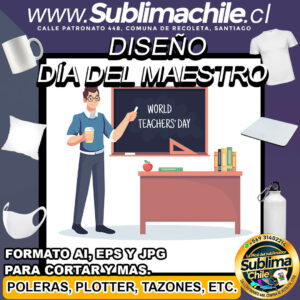 Diseño Editable de Feliz Día del Maestro - AI, JPG y EPS
