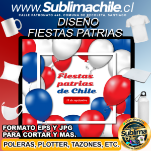 Diseño Fiestas Patrias para Sublimar Editable - EPS y JPG