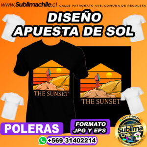 Diseño de Apuesta de Sol para Sublimar - JPG y EPS