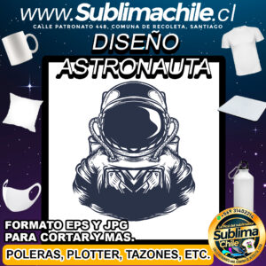 Diseño de Astronautas para Sublimar - JPG y EPS