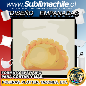 Diseño de Empanadas para Sublimar - JPG y EPS