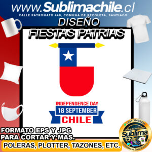 Diseño de Fiestas Patrias para Sublimar Editable - EPS y JPG