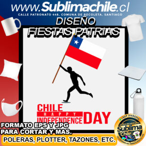 Diseño de Fiestas Patrias para Sublimar Editable - JPG y EPS
