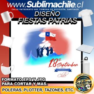 Diseño de Fiestas Patrias para Sublimar Editable - JPG y EPS
