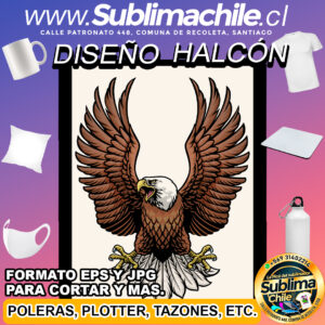 Diseños de Halcón para Sublimar - JPG y EPS