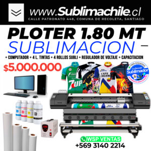 Plotter de Impresión 1.80 metros para Sublimación