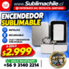 Encendedor Sublimable Metálico Recargable | Caja + Encendedor Sublimables